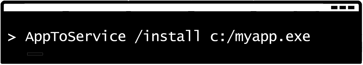 AppToService is very easy to use