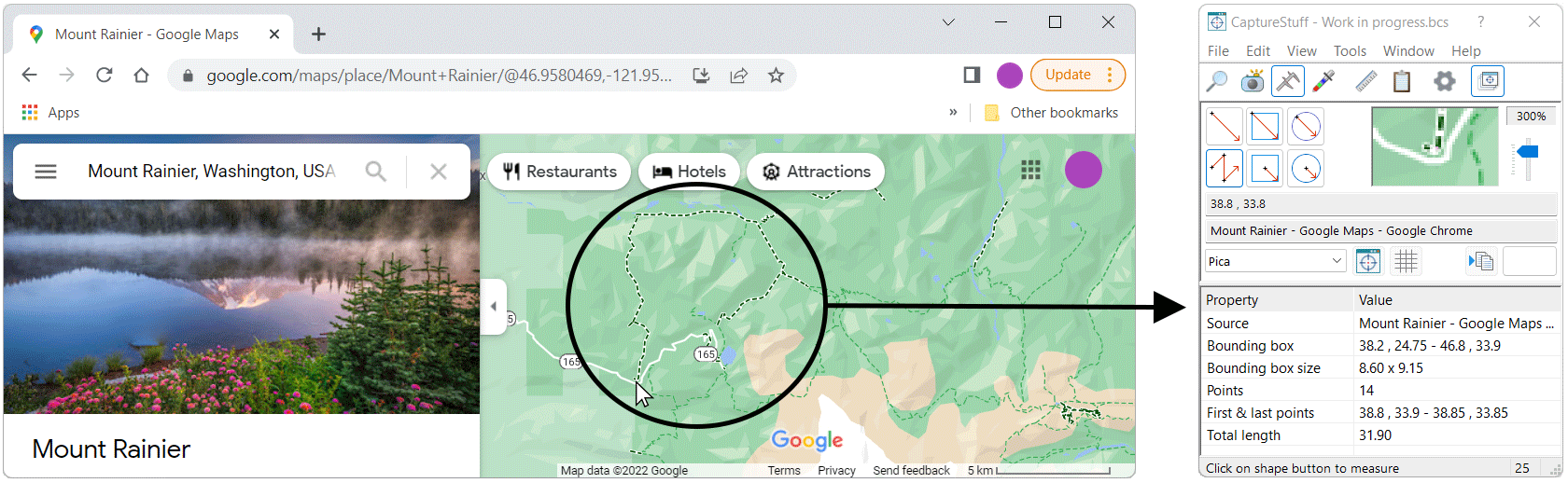 Measure stuff on the desktop